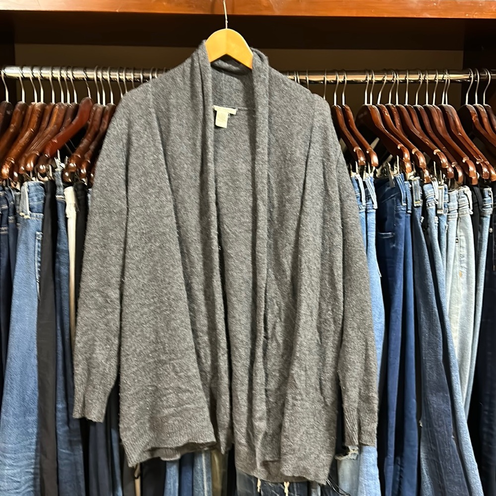 White and warren cashmere cardigan